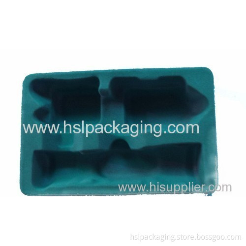 2013 Factory Price Wholesale Ps Plastic Blister Flocking Tray
